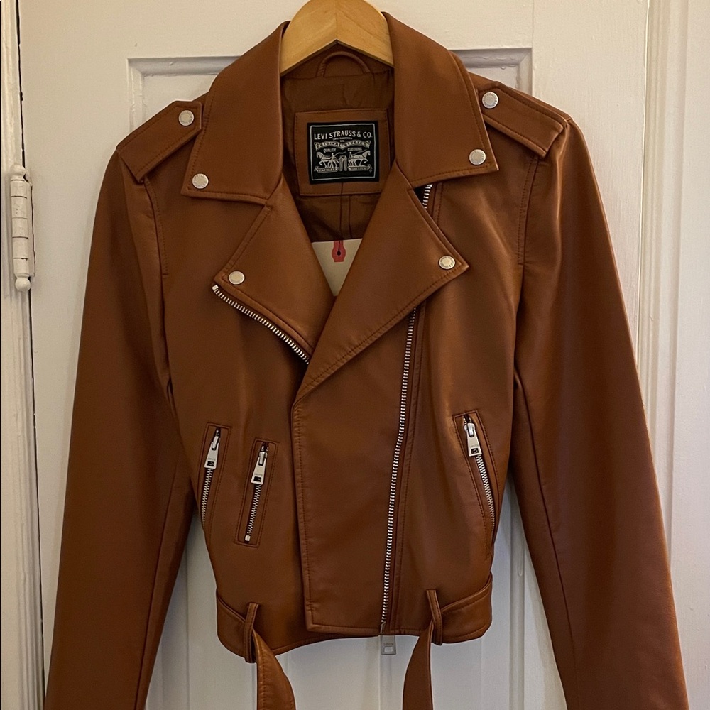Levi's Women's Tan Leather Jacket